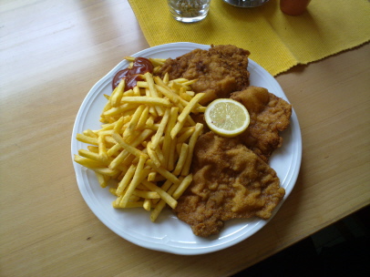 lecker Schnitzel - extra xxl für Biker